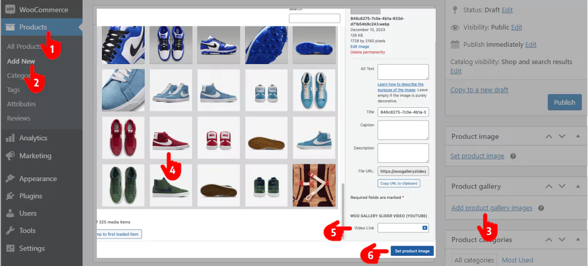 steps to Add videos to your WooCommerce product galleries